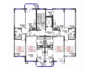 2-к квартира, строящийся дом, 57м2, 6/9 этаж