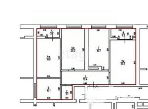 3-к квартира, вторичка, 115м2, 10/12 этаж