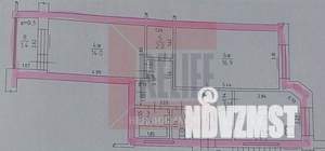 2-к квартира, вторичка, 57м2, 2/5 этаж