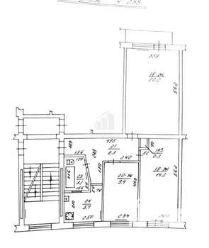 3-к квартира, вторичка, 62м2, 2/5 этаж