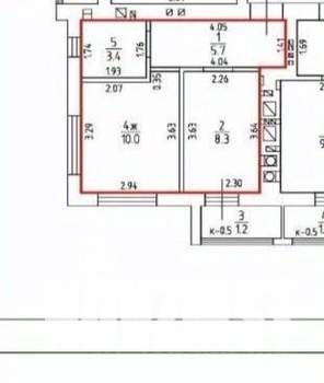 1-к квартира, вторичка, 29м2, 3/10 этаж