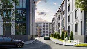 1-к квартира, строящийся дом, 36м2, 4/4 этаж