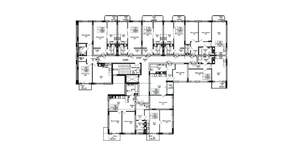 1-к квартира, вторичка, 44м2, 5/9 этаж