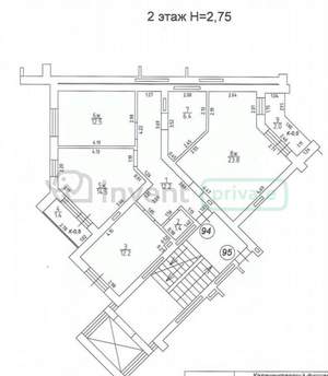 3-к квартира, вторичка, 86м2, 2/7 этаж
