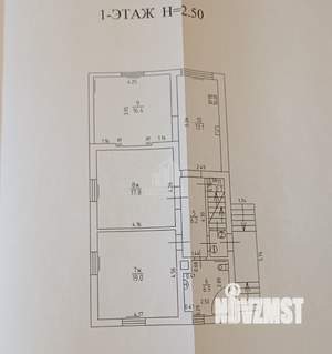 3-к квартира, вторичка, 80м2, 1/2 этаж