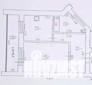 1-к квартира, вторичка, 42м2, 3/3 этаж