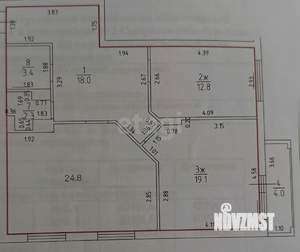 2-к квартира, вторичка, 80м2, 11/17 этаж