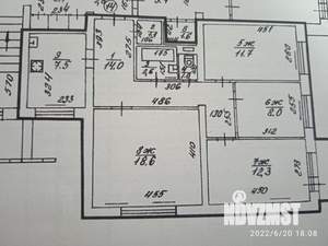 4-к квартира, вторичка, 77м2, 3/10 этаж