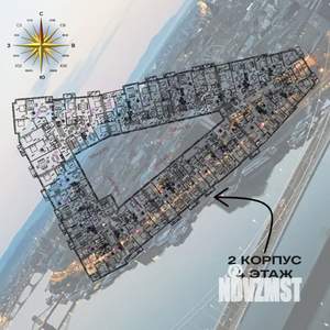 1-к квартира, вторичка, 76м2, 4/7 этаж