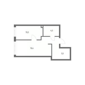 1-к квартира, вторичка, 40м2, 4/8 этаж