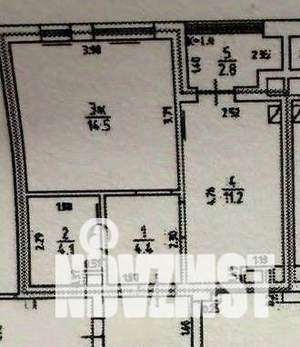 1-к квартира, вторичка, 35м2, 3/9 этаж