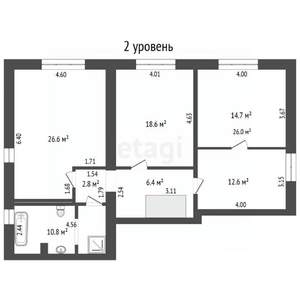 6-к квартира, вторичка, 182м2, 3/4 этаж