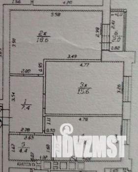 2-к квартира, вторичка, 60м2, 8/9 этаж