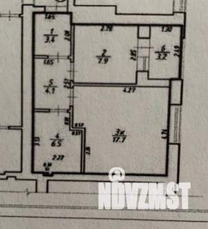 1-к квартира, вторичка, 43м2, 2/9 этаж