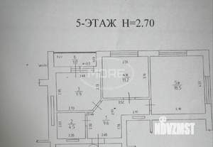 2-к квартира, вторичка, 55м2, 5/8 этаж