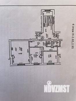 2-к квартира, вторичка, 67м2, 4/5 этаж