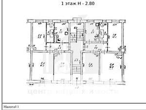 3-к квартира, вторичка, 56м2, 1/3 этаж