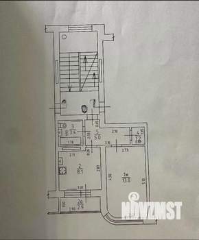 1-к квартира, вторичка, 32м2, 2/5 этаж