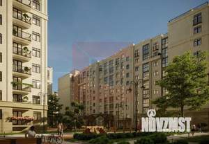 1-к квартира, строящийся дом, 58м2, 2/9 этаж