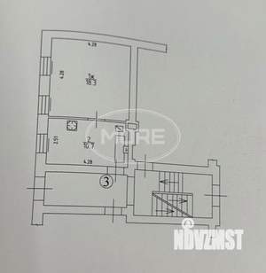 1-к квартира, вторичка, 29м2, 1/3 этаж