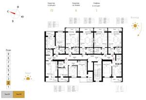 1-к квартира, вторичка, 34м2, 2/9 этаж