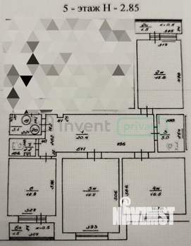 3-к квартира, вторичка, 93м2, 5/6 этаж