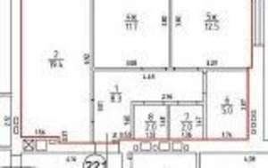 2-к квартира, вторичка, 61м2, 6/10 этаж