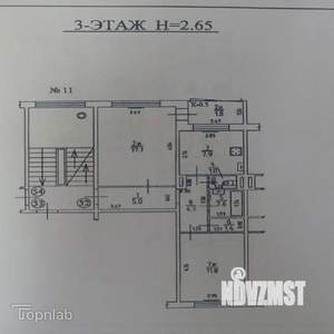 2-к квартира, вторичка, 51м2, 3/5 этаж