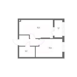 1-к квартира, вторичка, 38м2, 7/8 этаж