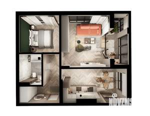 2-к квартира, вторичка, 67м2, 2/7 этаж