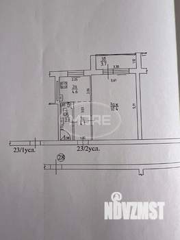 1-к квартира, вторичка, 34м2, 3/5 этаж