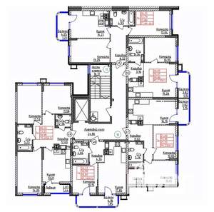 2-к квартира, строящийся дом, 56м2, 3/9 этаж