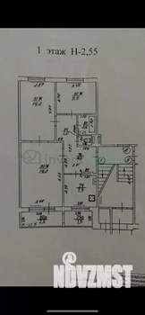 3-к квартира, вторичка, 65м2, 1/5 этаж