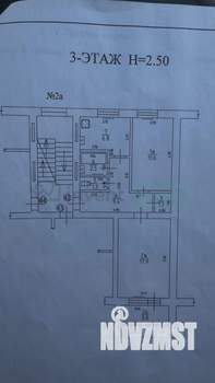 2-к квартира, вторичка, 51м2, 3/5 этаж