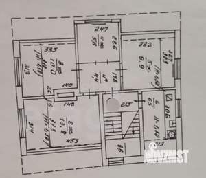 3-к квартира, вторичка, 56м2, 2/2 этаж