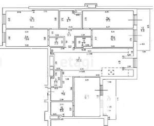 5-к квартира, вторичка, 162м2, 5/8 этаж