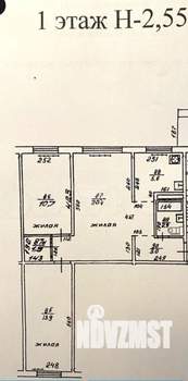 3-к квартира, вторичка, 58м2, 1/5 этаж