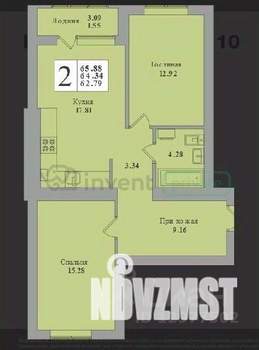 1-к квартира, вторичка, 64м2, 1/8 этаж