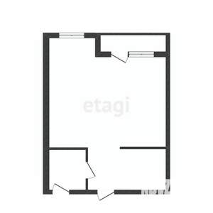 Студия квартира, вторичка, 39м2, 2/9 этаж