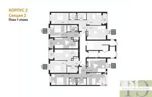2-к квартира, вторичка, 62м2, 1/9 этаж
