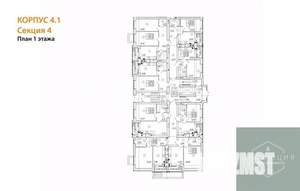 2-к квартира, вторичка, 53м2, 1/9 этаж