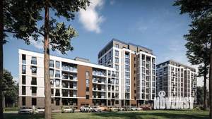 1-к квартира, строящийся дом, 34м2, 6/9 этаж