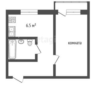 1-к квартира, вторичка, 30м2, 4/5 этаж