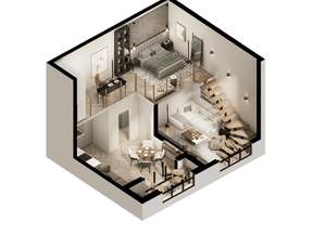 1-к квартира, вторичка, 69м2, 7/7 этаж