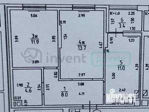 2-к квартира, вторичка, 50м2, 8/9 этаж