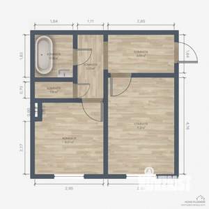 1-к квартира, вторичка, 31м2, 1/5 этаж