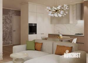 2-к квартира, сданный дом, 82м2, 4/17 этаж