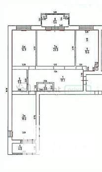 3-к квартира, вторичка, 98м2, 6/8 этаж