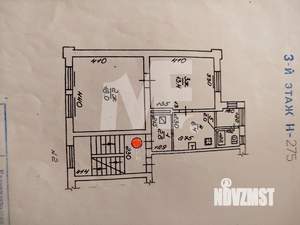 2-к квартира, вторичка, 45м2, 3/3 этаж