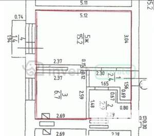 1-к квартира, вторичка, 27м2, 4/8 этаж